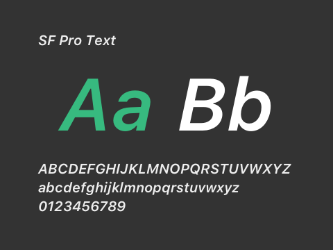 SF Pro Text