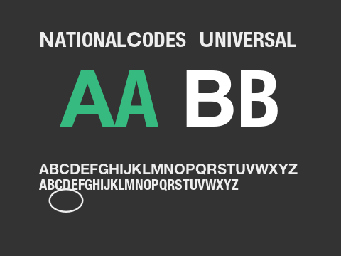 NationalCodes Universal