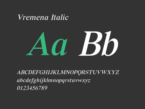 Vremena Italic