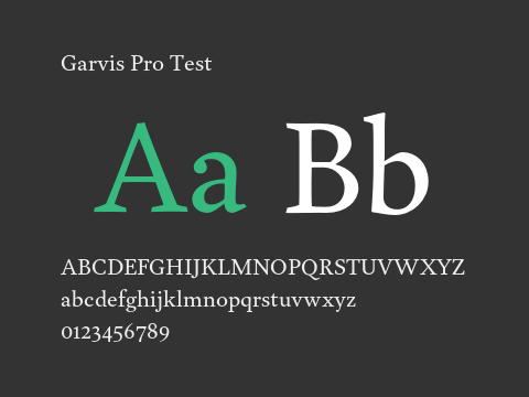 Garvis Pro Test