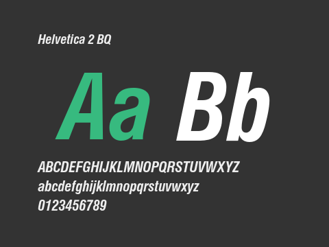 Helvetica 2 BQ