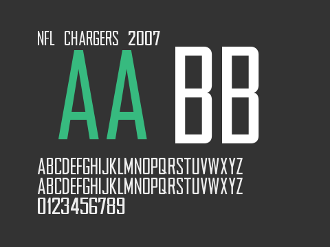 NFL Chargers 2007