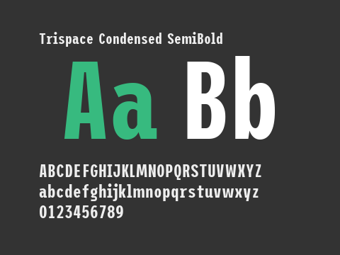 Trispace Condensed SemiBold