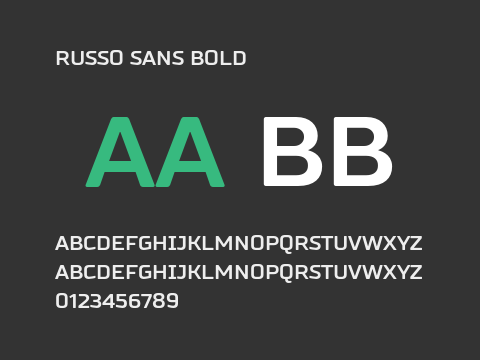 Russo Sans Bold