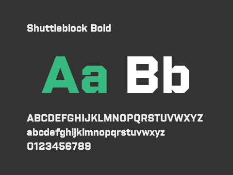 Shuttleblock Bold