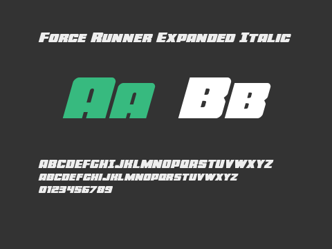 Force Runner Expanded Italic