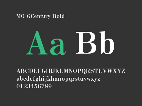 MO GCentury Bold