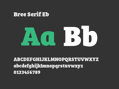 Bree Serif Eb