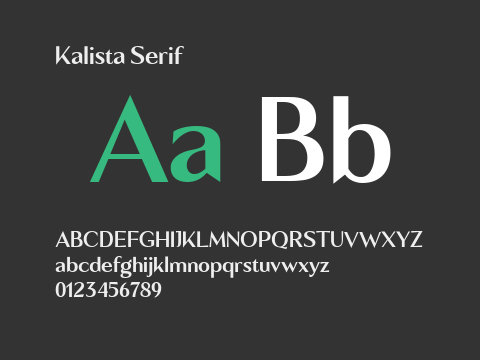 Kalista Serif