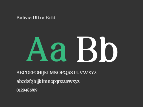 Balivia Ultra Bold