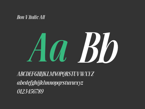 Bon V Italic All