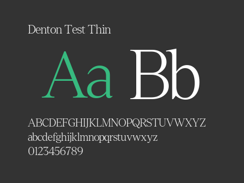 Denton Test Thin