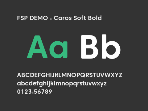 FSP DEMO - Caros Soft Bold