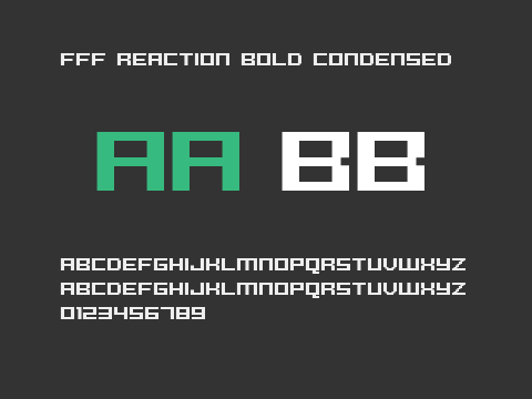 FFF Reaction Bold Condensed