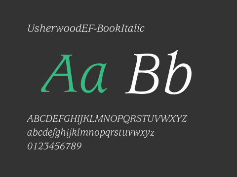 UsherwoodEF-BookItalic