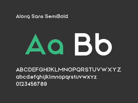 Along Sans SemiBold