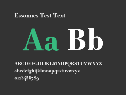 Essonnes Test Text