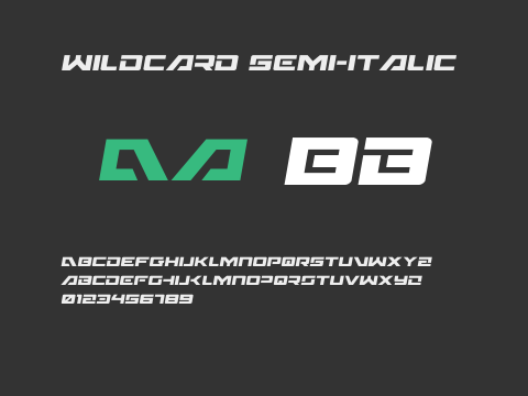 Wildcard Semi-Italic