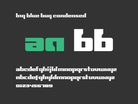 Big Blue Bug Condensed