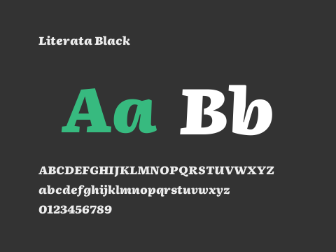 Literata Black