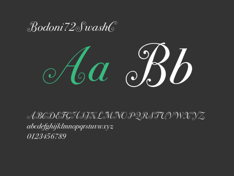 Bodoni72SwashC