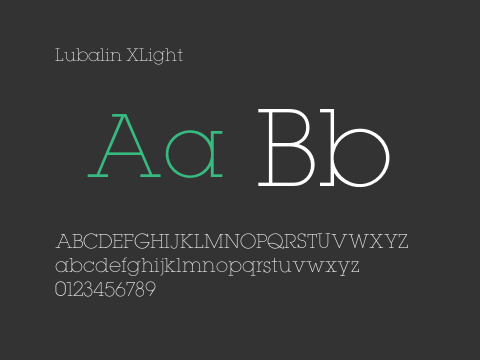 Lubalin XLight