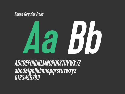 Kapra Regular Italic