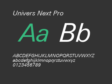 Univers Next Pro