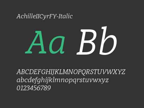 AchilleIICyrFY-Italic