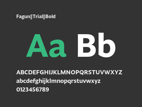 Fagun Trial Bold