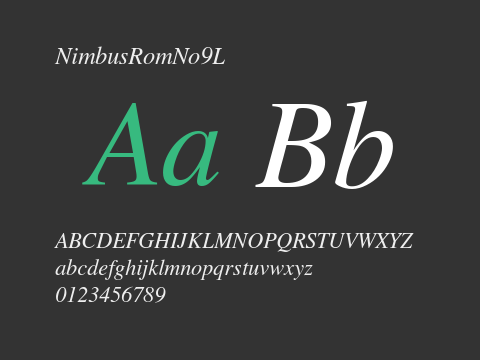 NimbusRomNo9L