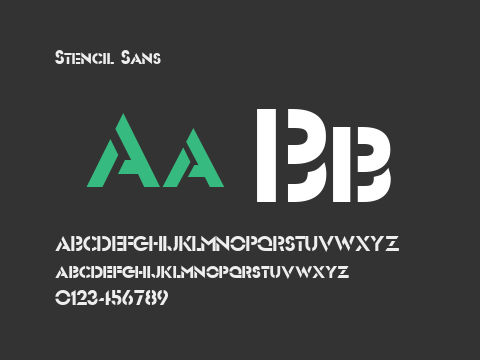 Stencil Sans