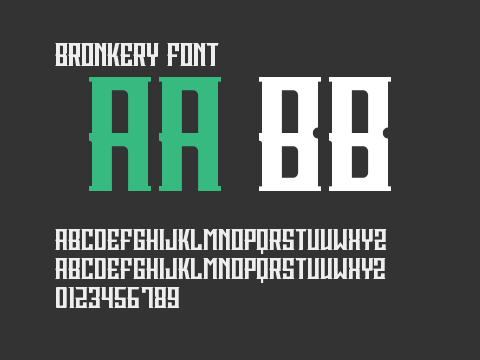 Bronkery Font