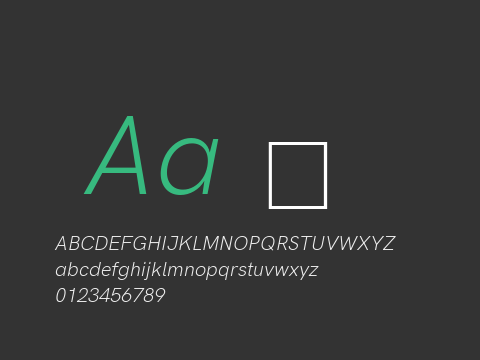 Hanken Grotesk Light Italic