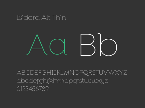 Isidora Alt Thin