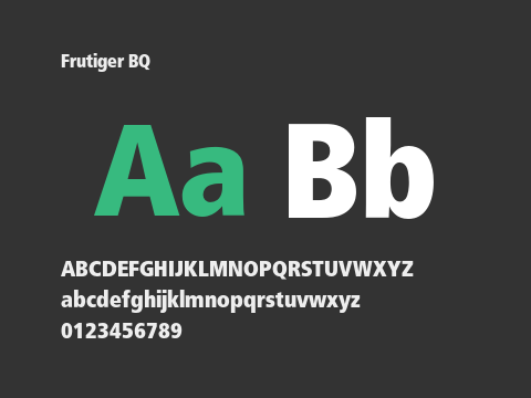 Frutiger BQ