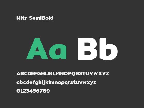 Mitr SemiBold