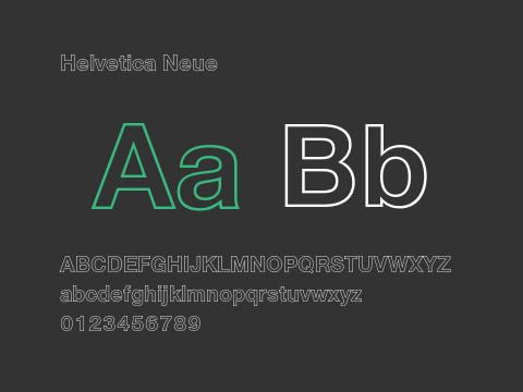 Helvetica Neue