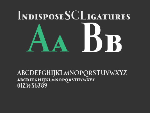 IndisposeSCLigatures