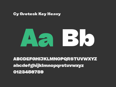 Cy Grotesk Key Heavy