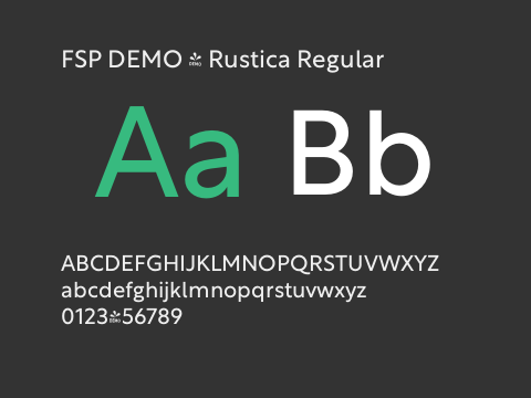 FSP DEMO - Rustica Regular