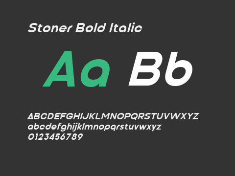 Stoner Bold Italic