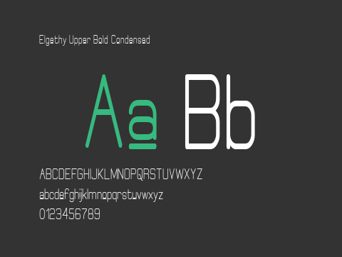 Elgethy Upper Bold Condensed