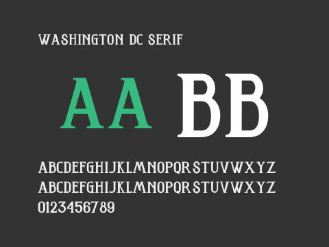 Washington DC Serif