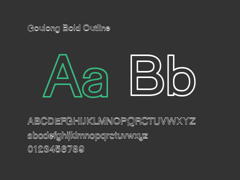 Goulong Bold Outline