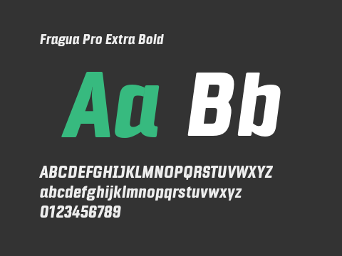 Fragua Pro Extra Bold