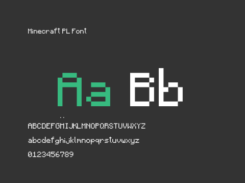 Minecraft PL Font