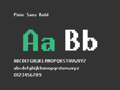 Pixie Sans Bold