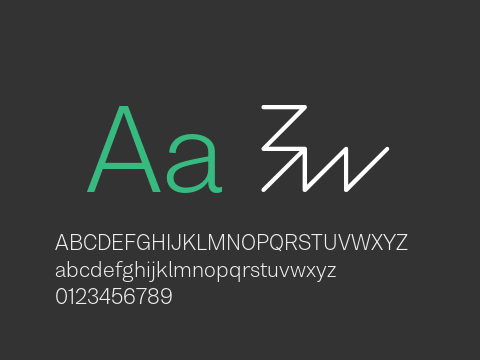 Bw Nista Grotesk DEMO Light