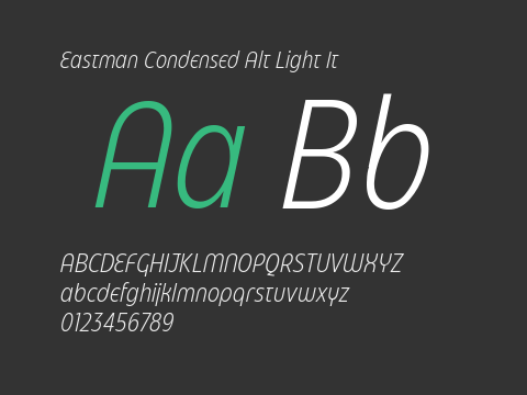 Eastman Condensed Alt Light It